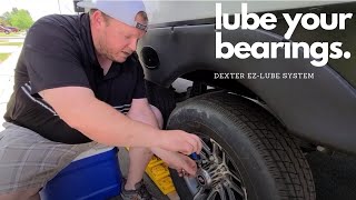 RV 101  5 minute lessons  Bearings with Dexter EZLube System [upl. by Kennett712]