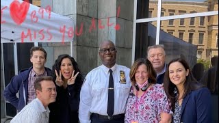 The Cast Say Goodbye To Brooklyn 99  Brooklyn 99 Season 8 Behind The Scenes Week 11 [upl. by Leeban]