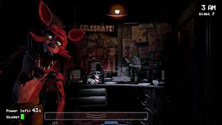 FNAF 1 Foxy Jumpscare [upl. by Kenley]