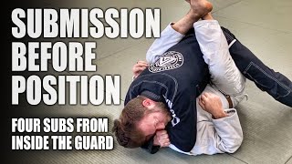 Submission Before Position  JiuJitsu Rule Breakers Inside The Guard [upl. by Kavanagh]