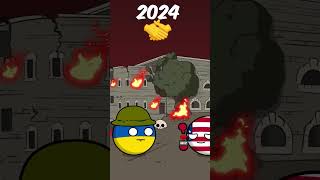 Negotiations between the USA and Ukraine countryballs [upl. by Dasha]