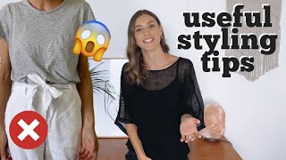 7 STYLING TIPS YOU NEED TO KNOW  Fashion tips for women [upl. by Krueger77]