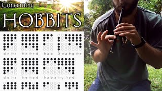 Tin Whistle Tabs for Lord of the Rings  Concerning Hobbits [upl. by Suter]