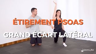 Libérer le psoas  étirements pour faire le grand écart latéral [upl. by Nessa514]