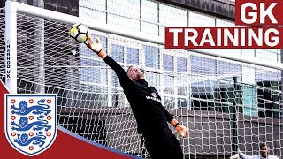 High Intensity Drills for Englands Senior Goalkeepers  Goalkeeper Training [upl. by Nuahs296]