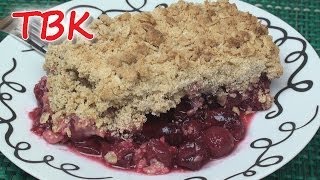 Gooseberry Crumble Recipe  Titlis Busy Kitchen [upl. by Karlow]