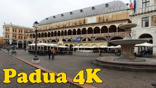 Padua Italy Walking tour 4K [upl. by Sandstrom]