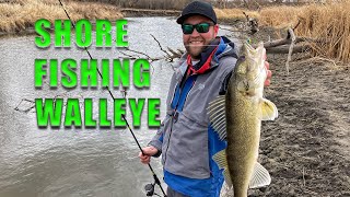 Shore Fishing Walleye Tactics [upl. by Adieren]