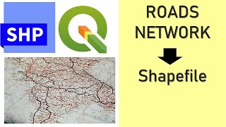 Extract Roads Networks to Shapefile  Step by Step Using QGIS [upl. by Arron]