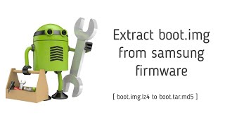 How to extract bootimg from samsung firmware [upl. by Earehs]