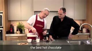 How to make a hot chocolate using an aerolatte milk frother [upl. by Noyes124]