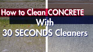 How to Clean Concrete Without A Pressure Washer [upl. by Alyt]