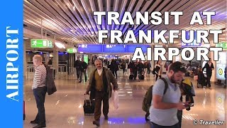 TRANSIT WALK AT FRANKFURT Airport FRA Terminal 1  Connection Flight Transfer Arriving amp Departing [upl. by Notxam]