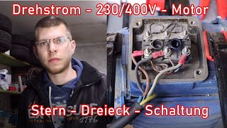 Drehstrommotor  Stern Dreieckschaltung ElektroM [upl. by Ilrebmik]