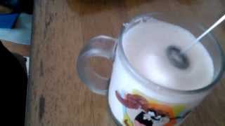 Aerolatte Review Frothing Cold Milk In Under 1 Minute [upl. by Noemis]