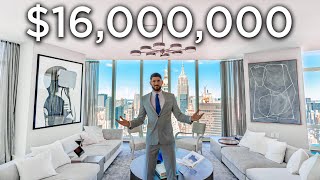 NYC Apartment Tour 16 MILLION LUXURY APARTMENT [upl. by Worra434]